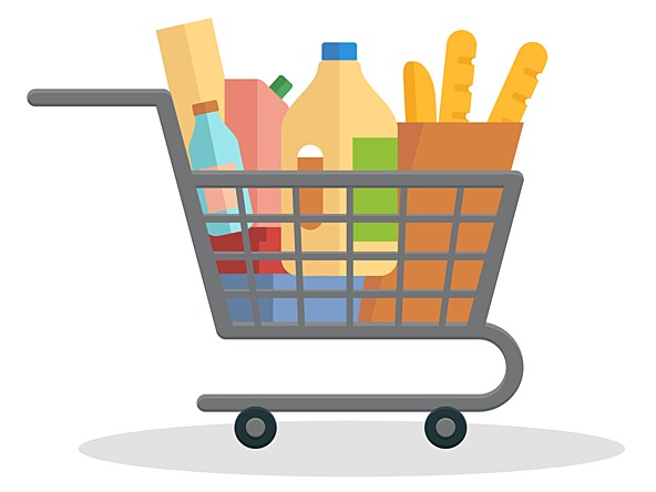 Shopping trolley illustration_crop